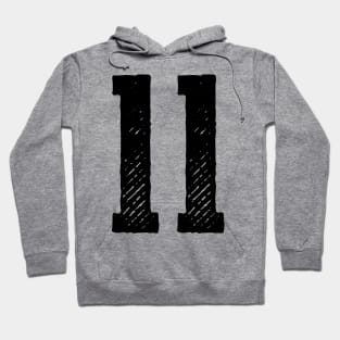 Rough Number 11 Hoodie